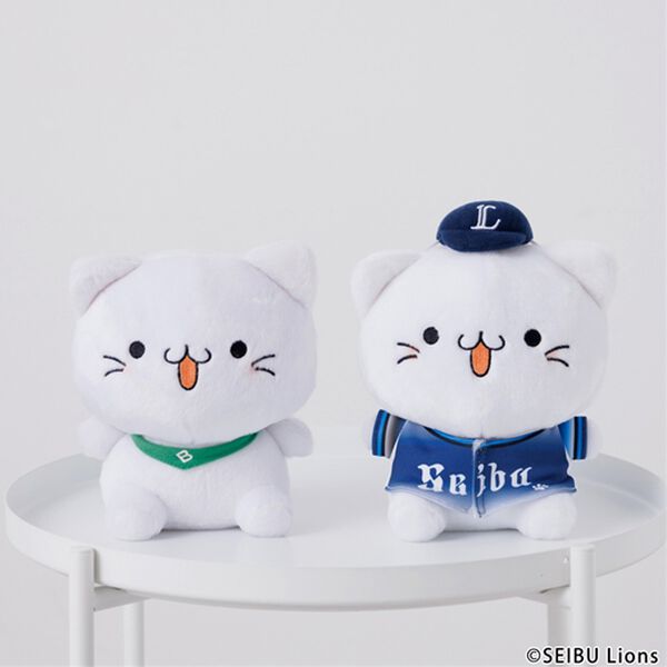 「【ビジター】ライオンズ&times;べるーにゃヘルメット＋ユニフォームセット（おもちゃ・ぬいぐるみ）」｜詳細画像