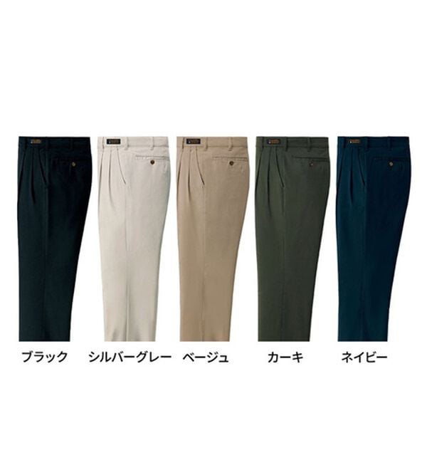 「のびのび快適チノパンツ　ツータック（メンズチノパンツ）」｜詳細画像