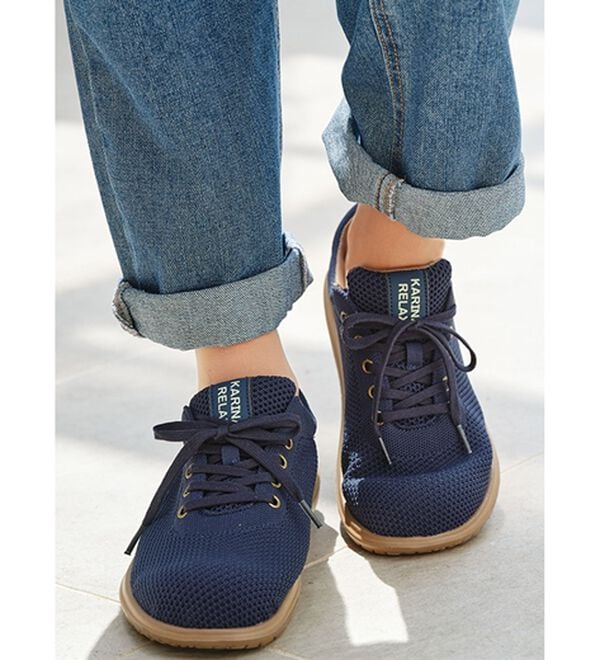 BELLUNA（ベルーナ）の「５Ｅ軽やかニット　オブリークスニーカー（スニーカー）」｜詳細画像