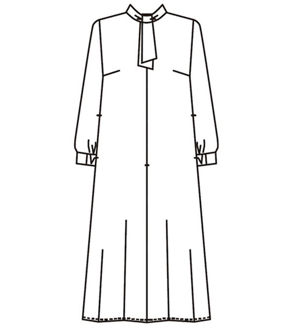 BELLUNA（ベルーナ）の「日本製素材！バックプリーツボウタイワンピース（ブラックフォーマル（喪服・礼服））」｜詳細画像