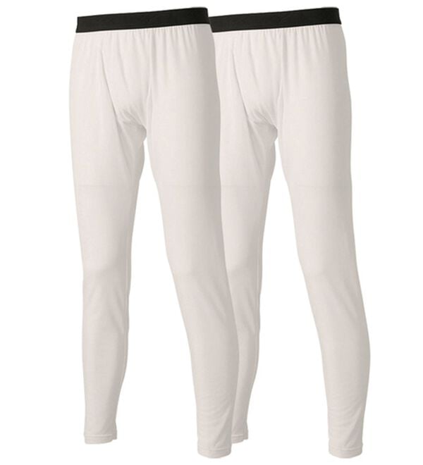 「【２枚組】＜ミズノ＞ブレスサーモアンダーウエア　タイツ（メンズ靴下・タイツ）」｜オフホワイト