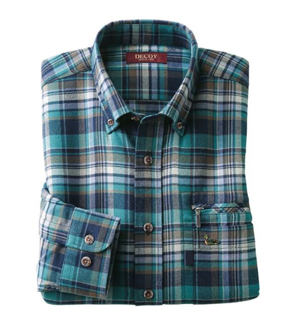 「【２色組】＜デコイ＞ポケット便利な両面起毛シャツ（メンズシャツ）」｜詳細画像