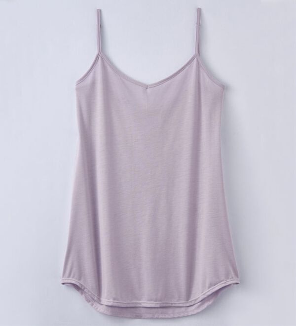 YU'NOW（ユナウ）の「レーヨンブレンド　レイヤードキャミソール（肌着・インナーウェア）」｜詳細画像
