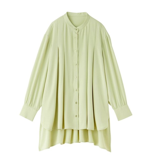 RANAN（ラナン）の「タックデザインバンドカラーシャツ（シャツ）」｜詳細画像