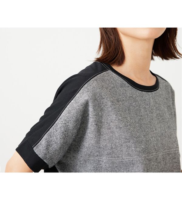 BELLUNA（ベルーナ）の「ステッチデザイン切替プルオーバー（カットソー）」｜詳細画像