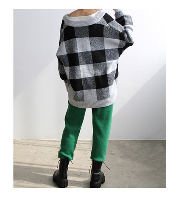 GeeRA（ジーラ）の「ニットジョガーパンツ（フルレングスパンツ）」｜詳細画像