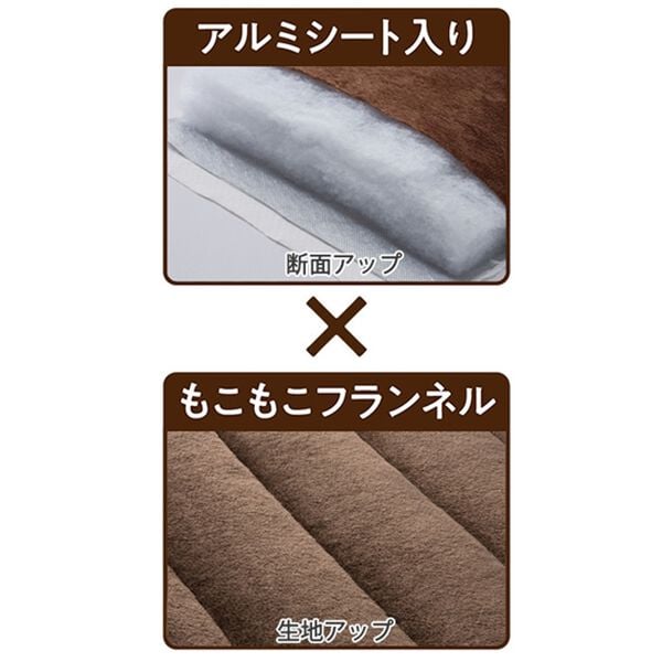 「ＮＥＷボリュームあったかチェアカバー２枚組（チェアカバー・チェアパッド）」｜詳細画像