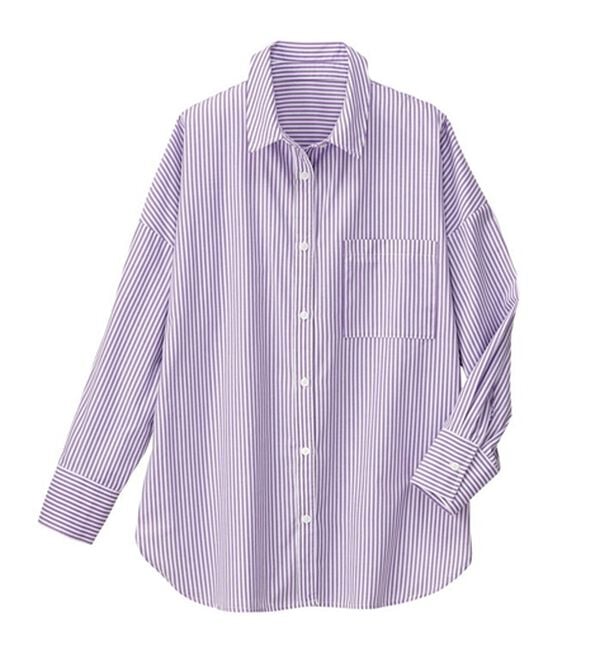 GeeRA（ジーラ）の「アソート柄オーバーサイズシャツ（シャツ）」｜詳細画像