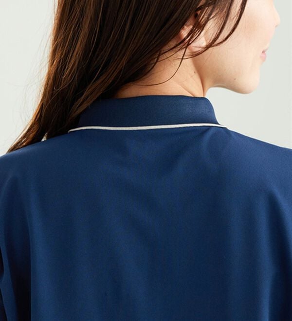 BELLUNA（ベルーナ）の「多機能付配色刺しゅうポロシャツ（カットソー）」｜詳細画像