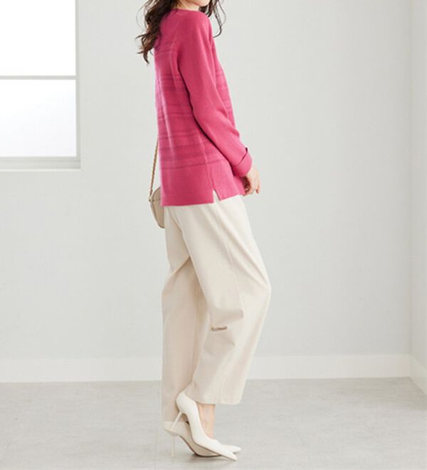 BELLUNA（ベルーナ）の「ラメ入りミラノリブニットプルオーバー（ニット・セーター）」｜詳細画像