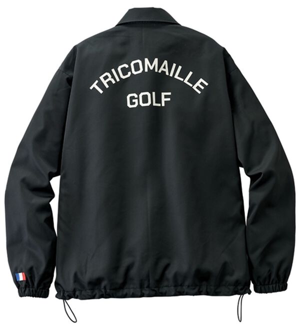 「＜トリコマイユゴルフ＞ゴルフ仕様の裏起毛コーチジャケット（メンズブルゾン）」｜詳細画像