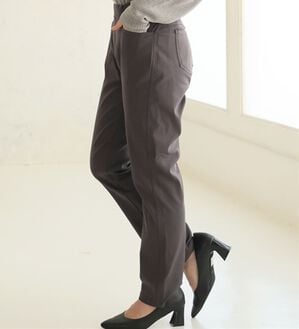 A HAPPY MARILYN（アハッピーマリリン）の「【Ｌ～５Ｌ】楽・暖・美脚！ストレッチ裏起毛パンツ（フルレングスパンツ）」｜チャコール