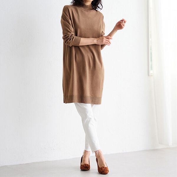 RANAN（ラナン）の「カシミヤタッチニットワンピース（ニットワンピース）」｜詳細画像