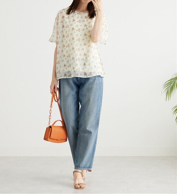 BELLUNA（ベルーナ）の「シフォン素材ドルマンデザインブラウス（ブラウス）」｜詳細画像