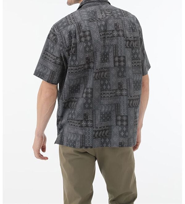 「＜ハッシュパピー＞半袖バンダナプリントシャツ（メンズシャツ）」｜詳細画像
