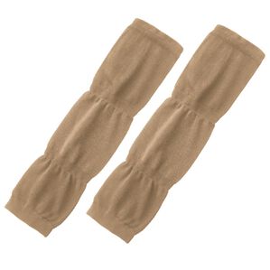 「ムレにくい吸湿発熱ひざサポーター２枚組（サポーター・肩腰膝ケア）」｜モカベージュ