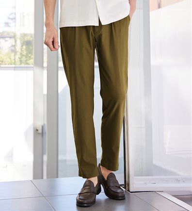 REMEN'S（リメンズ）の「外着なのに快適！のびのびイージーパンツ（メンズフルレングスパンツ）」