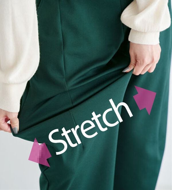 BELLUNA（ベルーナ）の「シュッと体型カバー！ワイドテーパード美脚パンツ（フルレングスパンツ）」｜詳細画像