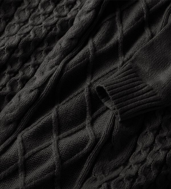 Viola e Viola（ヴィオラ エ ヴィオラ）の「ふんわりケーブルニットワンピ（ニットワンピース）」｜詳細画像