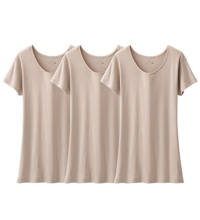 LAVIENNE（ラヴィエンヌ）の「【３枚組】＜グンゼ＞日本製　素肌の匠インナー同色３枚組（肌着・インナーウェア）」