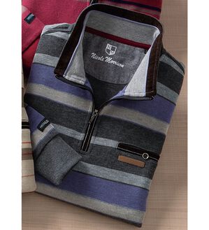 「＜ニコル　モリソン＞こだわる大人の好印象トレーナー（メンズトレーナー）」｜チャコール