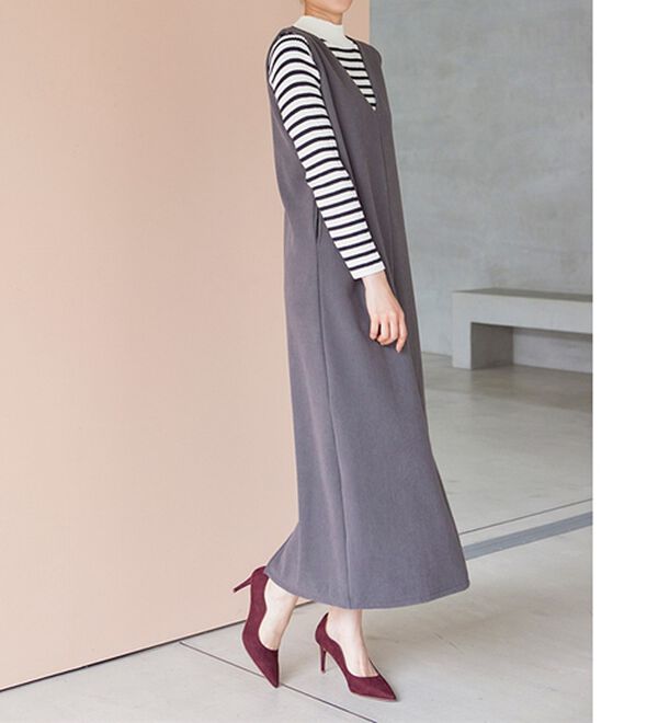 RANAN（ラナン）の「もちもちリブパイピングハイネックニット（ニット・セーター）」｜詳細画像