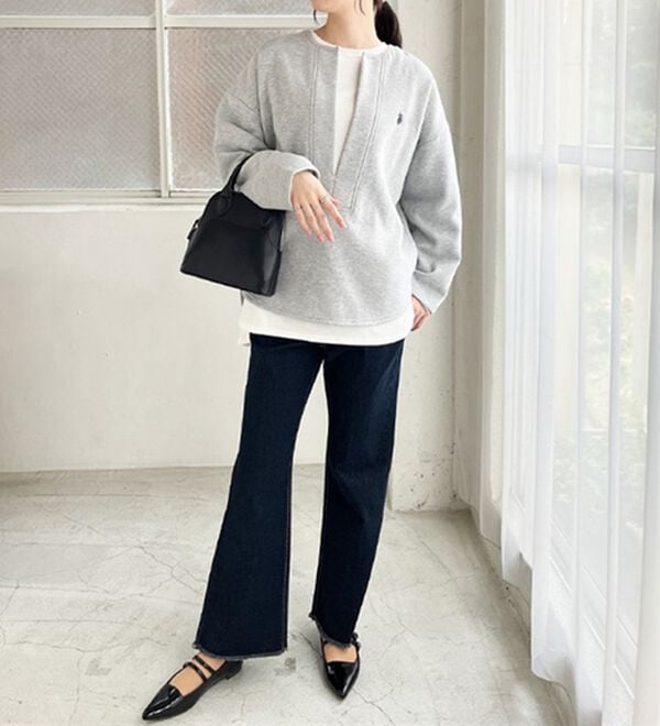 GeeRA（ジーラ）の「【Ｕ．Ｓ．ＰＯＬＯ　ＡＳＳＮ】深Ｖネックプルオーバー（トレーナー・スウェット）」｜詳細画像