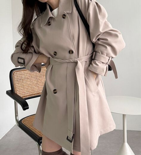 TATRAS タトラス / IRESINE トレンチコート ベージュ 02