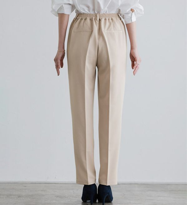 Pierrot（ピエロ）の「【選べる丈】高見えゆるテーパードパンツ（フルレングスパンツ）」｜詳細画像