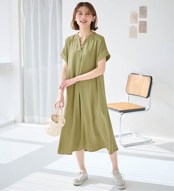 apolina ワンピース セール】＜FILA/フィラ＞カノコAラインフレアポロスキッパー ワンピース