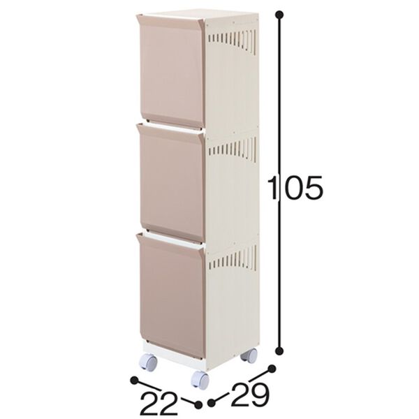 「場所を取らないランドリーバスケット（ランドリーラック・収納）」｜詳細画像