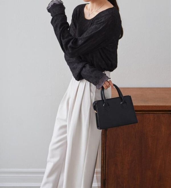 RANAN（ラナン）の「リバーシブルシアーレースＴ（カットソー）」｜詳細画像