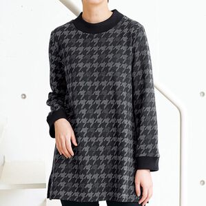 BELLUNA（ベルーナ）の「リブ使いジャカードチュニック（チュニック）」｜詳細画像