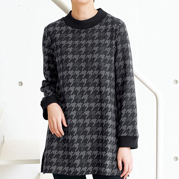 BELLUNA（ベルーナ）の「リブ使いジャカードチュニック（チュニック）」｜詳細画像