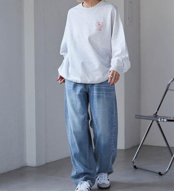 RANAN（ラナン）の「バックロゴ刺しゅうスウェット（トレーナー・スウェット）」｜詳細画像
