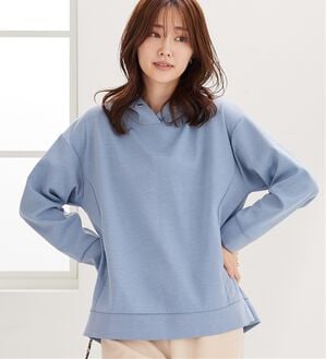 BELLUNA（ベルーナ）の「とろみ素材フードデザインパーカー（パーカー）」｜詳細画像