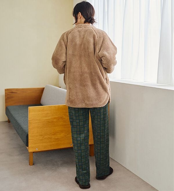 LAVIENNE（ラヴィエンヌ）の「肌側綿１００％あったかフリースボトム（その他パンツ）」｜詳細画像