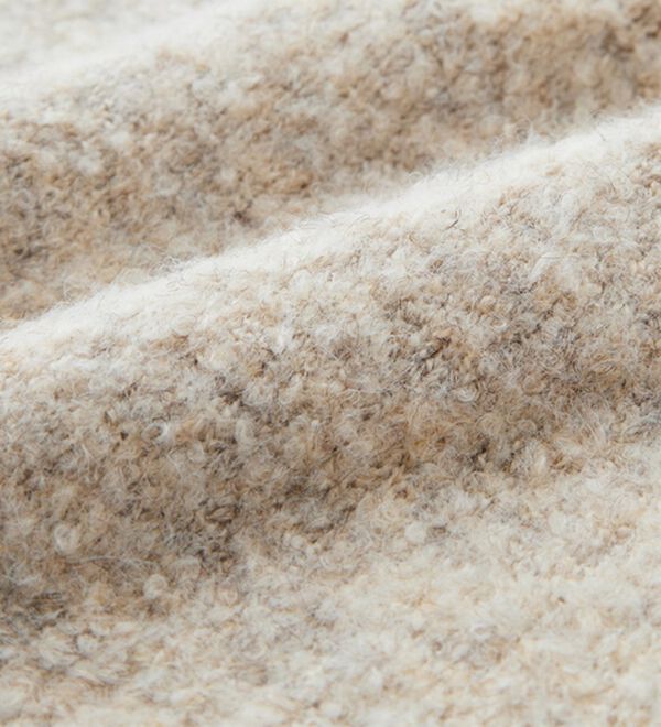 GeeRA（ジーラ）の「ハーフジップミックスニットプルオーバー（ニット・セーター）」｜詳細画像