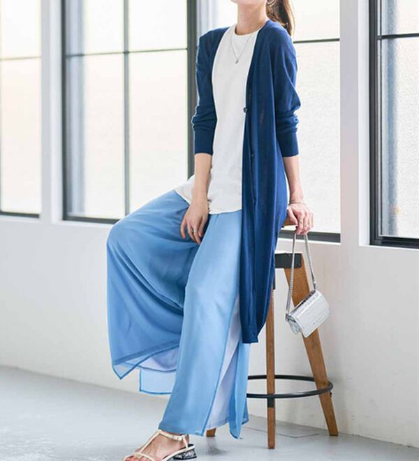 INVERALLAN ロングニットカーディガン グレー ベルト Vネック 楽天市場】インバーアラン INVERALLAN 長袖ニットカーディガン