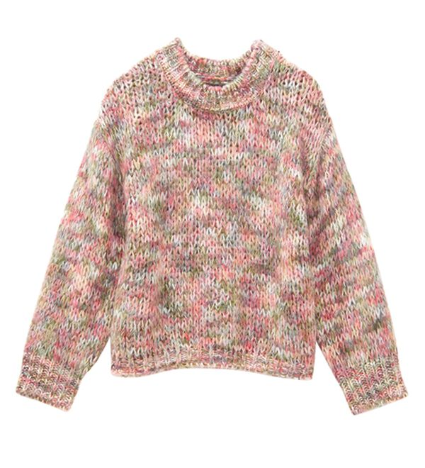 RANAN（ラナン）の「ミックスカラーシャギーニット（ニット・セーター）」｜詳細画像