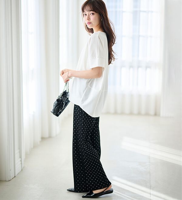 RANAN（ラナン）の「【4つの機能付】ひんやりハーフジップコクーンチュニック（チュニック）」｜詳細画像