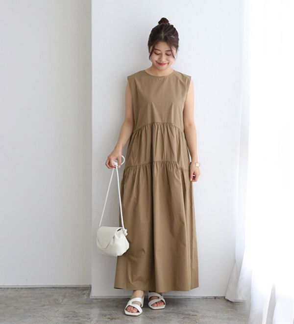 Pierrot（ピエロ）の「ラウンドティアードワンピース（カットソーワンピース）」｜詳細画像