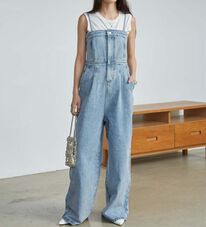 RANAN（ラナン）の「デニムベアサロペット（オールインワン）」