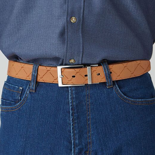 新品・未使用 レクサス メンズベルト リバーシブル(クロコダイル＆ブラウン)