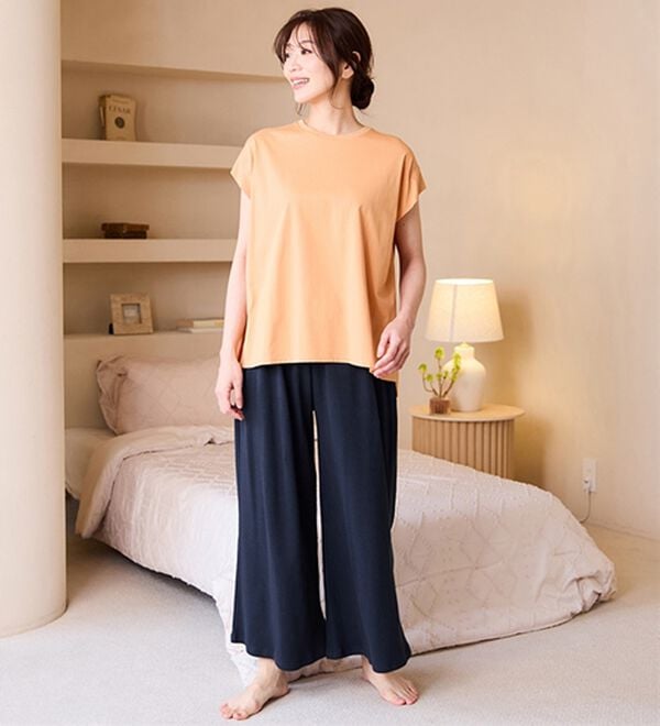 LAVIENNE（ラヴィエンヌ）の「着回し自在ワイドパンツ（ワイドパンツ・ガウチョ）」｜詳細画像