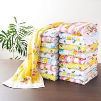 「お買得　花柄フェイスタオル２０枚組（タオル）」