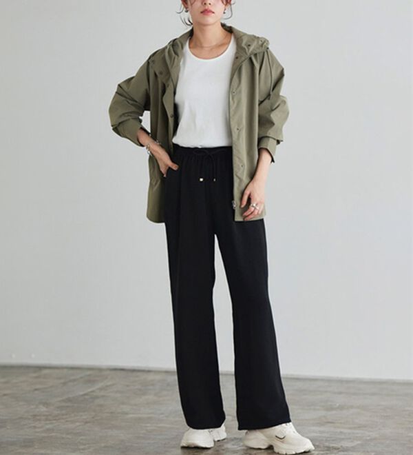 Pierrot（ピエロ）の「【接触冷感・吸水速乾】夏に快適！ウォッシャブルイージーパンツ（その他パンツ）」｜詳細画像