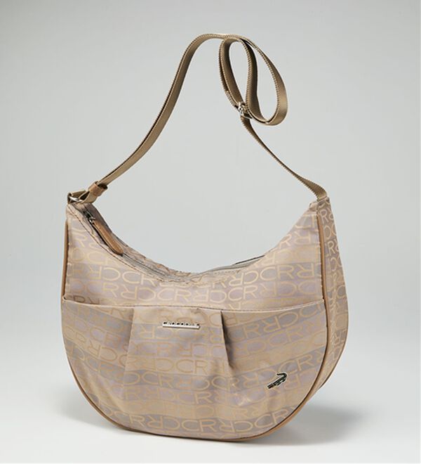 BELLUNA（ベルーナ）の「＜クロコダイル＞ジャカード織ムーンバッグ（ショルダーバッグ）」｜詳細画像