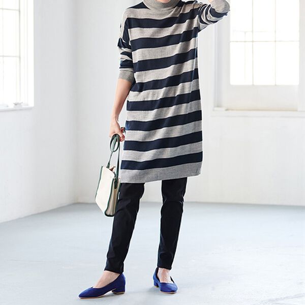 RANAN（ラナン）の「カシミヤタッチニットワンピース（ニットワンピース）」｜詳細画像