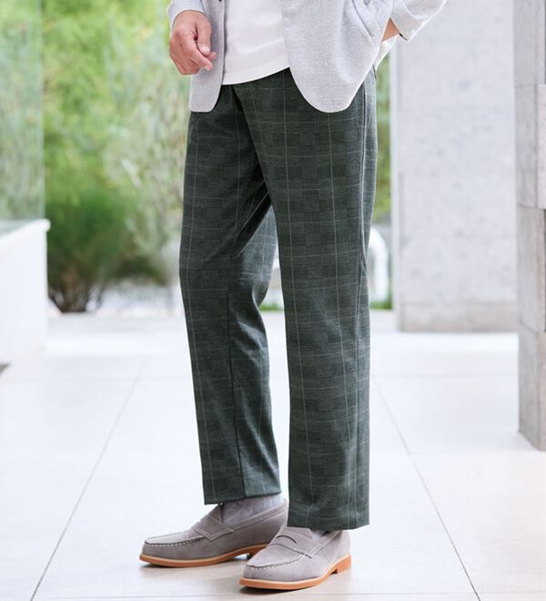 「そのままお出かけ接触冷感ジャージパンツ（メンズルームウェア）」｜詳細画像